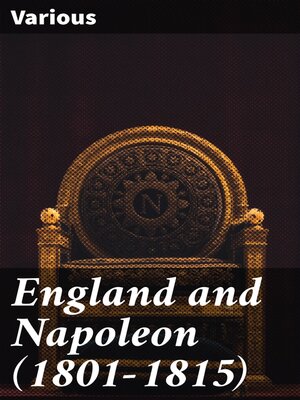 cover image of England and Napoleon (1801-1815)
